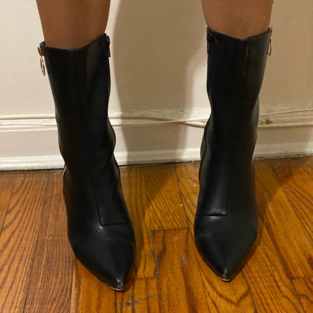 Nasty Gal Black heeled boots